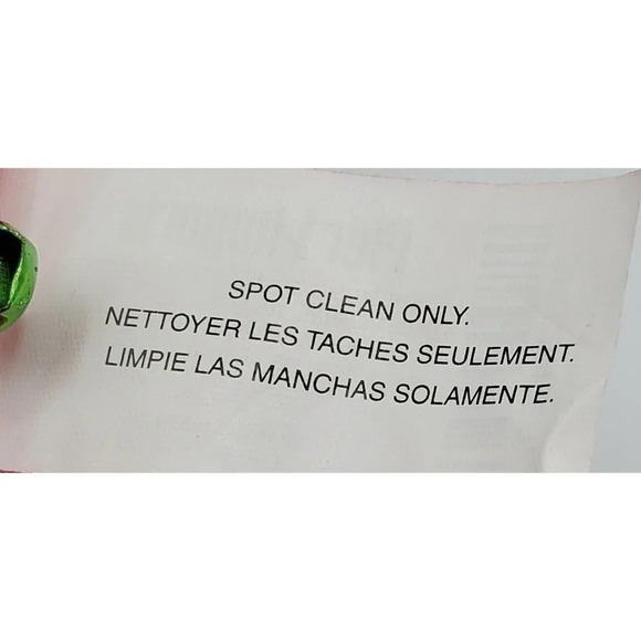 Pier 1 Red Green Sheer Napkins Set of 4 with Red Green Jingle Bells NWT - Picture 8 of 9